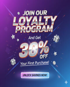 Join the Dabbs loyalty program for 30 percent off your first purchase