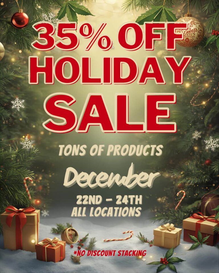 Discount on cannabis/marijuana flower, concentrates, prerolls, edibles near you